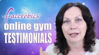 Facerobics® Face Exercise Gym Testimonials  Gym Membership Site  FACEROBICS® [upl. by Valerlan]