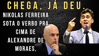 Nikolas Ferreira Confronta O Ministro Alexandre De Moraes [upl. by Kamilah]