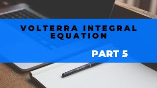 Volterra IntegroDifferential Equation  Integral Equations Chapter  05  Mathematics ke teacher [upl. by Tabbitha911]