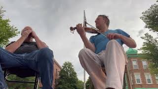 Westphalia Waltz Fiddle and Harmonica in Chicago [upl. by Goldfarb711]