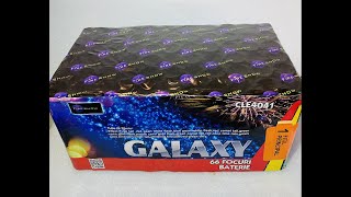 Baterie Galaxy 20mm 66 focuri Fireshow wwwpetardeeu [upl. by Ardie]