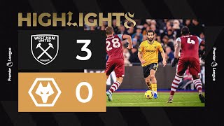 Clinical Kudus amp Bowen win it for the Hammers  West Ham United 30 Wolves  Highlights [upl. by Rovert]