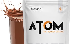 ASITIS ATOM Whey Protein Honest Enduser Review  हिन्दी  Cheep amp Best Protein  Beginner Level [upl. by Just454]