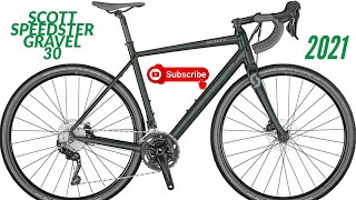 SCOTT Speedster Gravel bike 30  2021  WALKAROUND scott [upl. by Boff913]