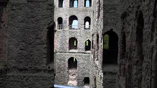 Inside Rochester Castle with all it’s Norman Arches [upl. by Ymorej]