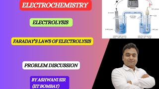 Electrolysis ll Faradays laws of Electrolysis ll Electrochemistry class 12 [upl. by Charmaine]