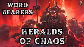 Word Bearers  Heralds of Chaos  Metal Song  Warhammer 40K  Community Request [upl. by Aissatan]