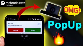 Moto One Fusion Plus Popup Camera Problem WhatsApp Calling  Motorola One Fusion Plus Popup Camera [upl. by Franza278]