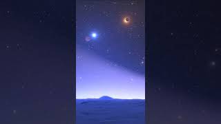 Double solar eclipse on alien planet planet music space explore chill special love [upl. by Curren]