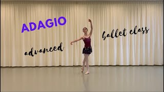 httpswwwprimaballetclasscom Adagio  Centre  Advanced [upl. by Oriane]