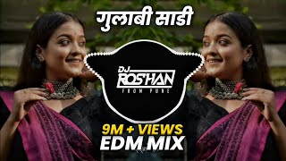 Gulabi Sadi  Edm Mix  Dj Niklya Sn amp Dj Roshan Pune  Its Roshya Style [upl. by Elleira]