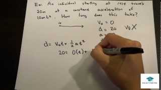 Physics Lecture Uniform Acceleration Motion [upl. by Noiro]