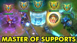 League of Legends But You MASTERED Every Support [upl. by Aciraa195]