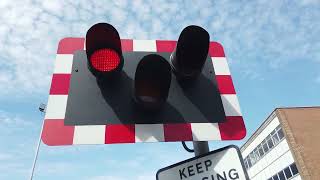 Paignton North Station Level Crossing in Devon 16082024 [upl. by Oregolac]