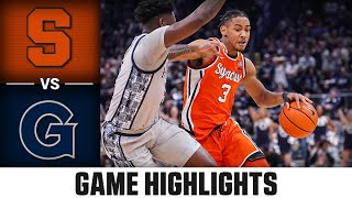 Syracuse vs Georgetown Game Highlights  202324 ACC Mens Basketball [upl. by Bernadina591]