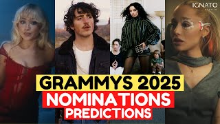 GRAMMYS 2025 Nominations Predictions  Nominaciones Predicciones [upl. by Krug]