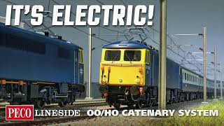 Its Electric  the PECO Lineside Kits OHLE Catenary System explained [upl. by Renrew]