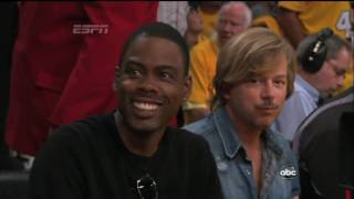 Kobe Bryant Ignores Chris Rock Funny HD [upl. by Athey]