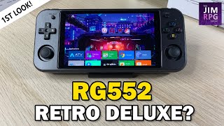 Anbernic RG552 Detailed 1st Impressions Setup  81632 bit Retro Premium Handheld  Giveaway [upl. by Sidonius]