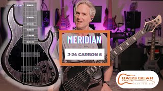 Sean Fairchild Reviews the Meridian Guitars J 24 6 Carbon Bass [upl. by Alair238]