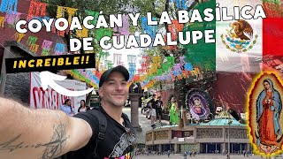 en MEXICO 🇲🇽 existen estos PUEBLOS INCREIBLES visitando COYOACAN y La BASILICA de GUADALUPE [upl. by Ahron]