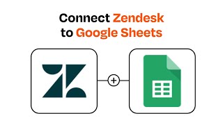 How to connect Zendesk to Google Sheets  Easy Integration [upl. by Lalita]