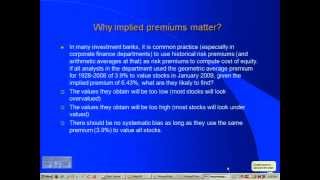 Aswath Damodaran on Valuation  Session 5 [upl. by Nosyk54]