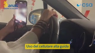 Italiani indisciplinati alla guida il 10 gira video al cellulare [upl. by Enelyar]