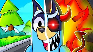 BLUEY IS HALF GOOD HALF EVIL in ROBLOX 😈😇 [upl. by Eiramyma]