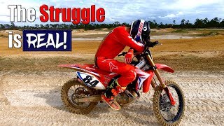 Pro Motocross Training Vlog 3 30 Minute Motos are Rough [upl. by Mable225]