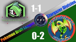 Pokémon Draft League  S6 W3 Stargazer Div  Vancouver Valiants VS Philadelphia Flygons [upl. by Pleione]