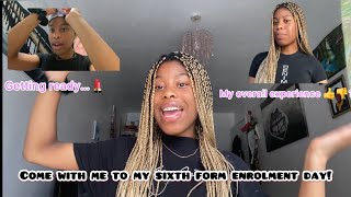 Come with me to my sixth form enrolment dayVLOG [upl. by Aillicsirp]