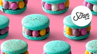 SPECKLED EGG MACARONS  The Scran Line [upl. by Eynttirb866]