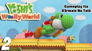 Yoshis Wooly World Gameplay Ita Ep 02 Il Boss Più Facile In Assoluto [upl. by Nowtna]