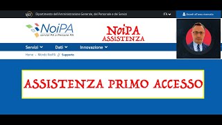 PRIMO ACCESSO  NoiPA  Richiesta Assistenza [upl. by Ardnekahs985]