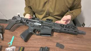 Sig Sauer MCX Rattler LT 300 blackout with RMR optic [upl. by Elik]