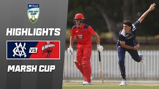 Victoria v South Australia  Marsh Cup 202324 [upl. by Pruchno643]