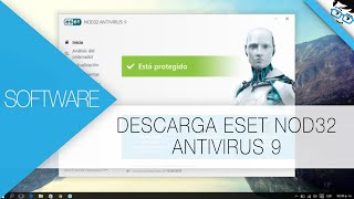 Descarga e instalar ESET NOD32 Antivirus 9 2016 Full para Windows 10 81 8y 7  32 y 64 bits [upl. by Warren]