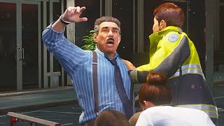 SpiderMan 2  Meeting J Jonah Jameson Funny Scene [upl. by Razid]