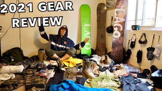 MY 2021 Snowboard Gear amp Setup Review [upl. by Urion]