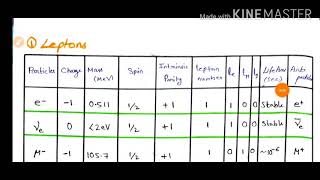 Leptons  Quick revision  CSIR NET PHYSICS  SAMIUL ISLAM [upl. by Fortunna]