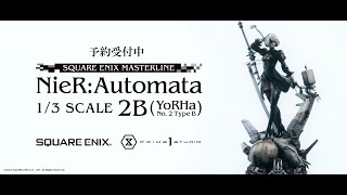 SQUARE ENIX MASTERLINE NieRAutomata 13Scale 2B プレビュー30s [upl. by Fionnula]