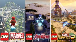 Open World Evolution in LEGO Marvel Videogames 2013  2017 [upl. by Okuy]