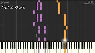 Undertale OST  Fallen Down Piano Tutorial [upl. by Betteann501]