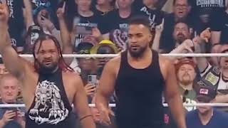 Anyone else notice Tama Tonga and Tonga Loas reaction wwe smackdown [upl. by Ahsitul]