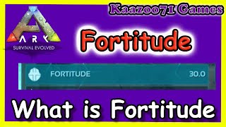 Ark What is Fortitude 💥 [upl. by Ellek]