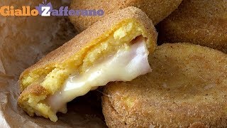 Cordon bleu di polenta  Ricetta in 1 minuto [upl. by Chemesh]