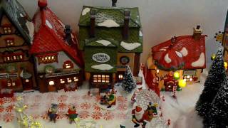 My Dept 56 Santa and Northpole Village [upl. by Artima]