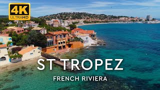 St Tropez France  French Riviera 4K [upl. by Eilsehc321]