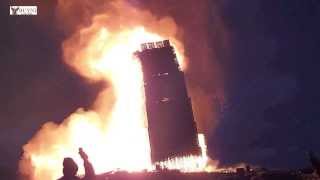 The Biggest Bonfire In The World  World Record  Aalesund In Norway [upl. by Ahseret]